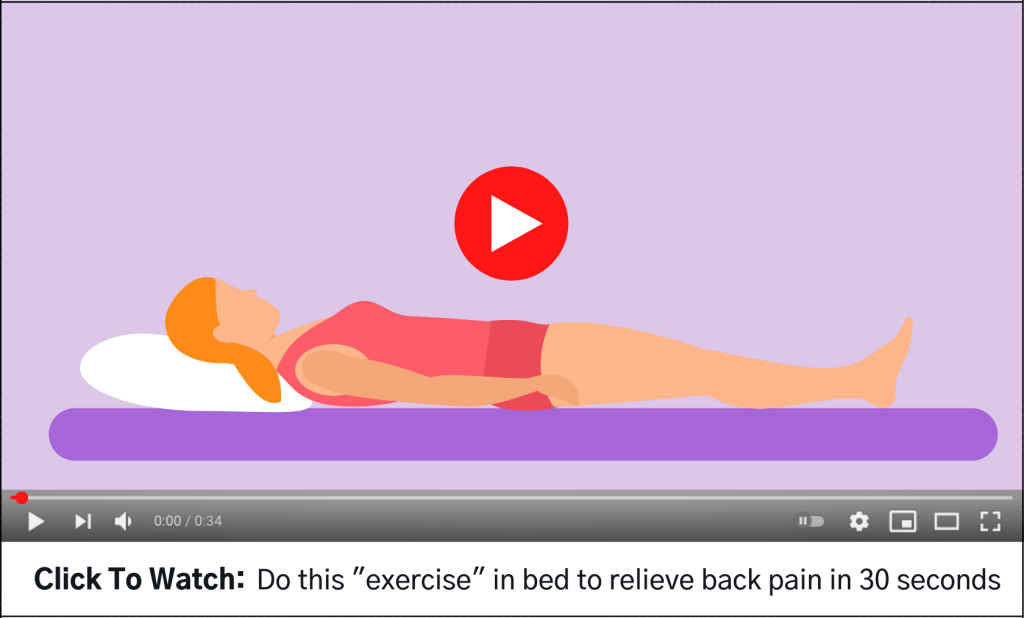 relieve back pain in 30 seconds